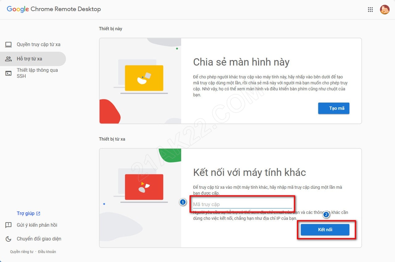 Chrome Remote Desktop - Phần Mềm Điều Khiến Máy Tính Từ Xa