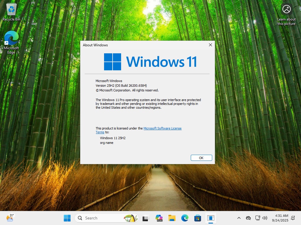 Tải ISO Windows 11 25H2 Chính Thức Gốc Microsoft 2025