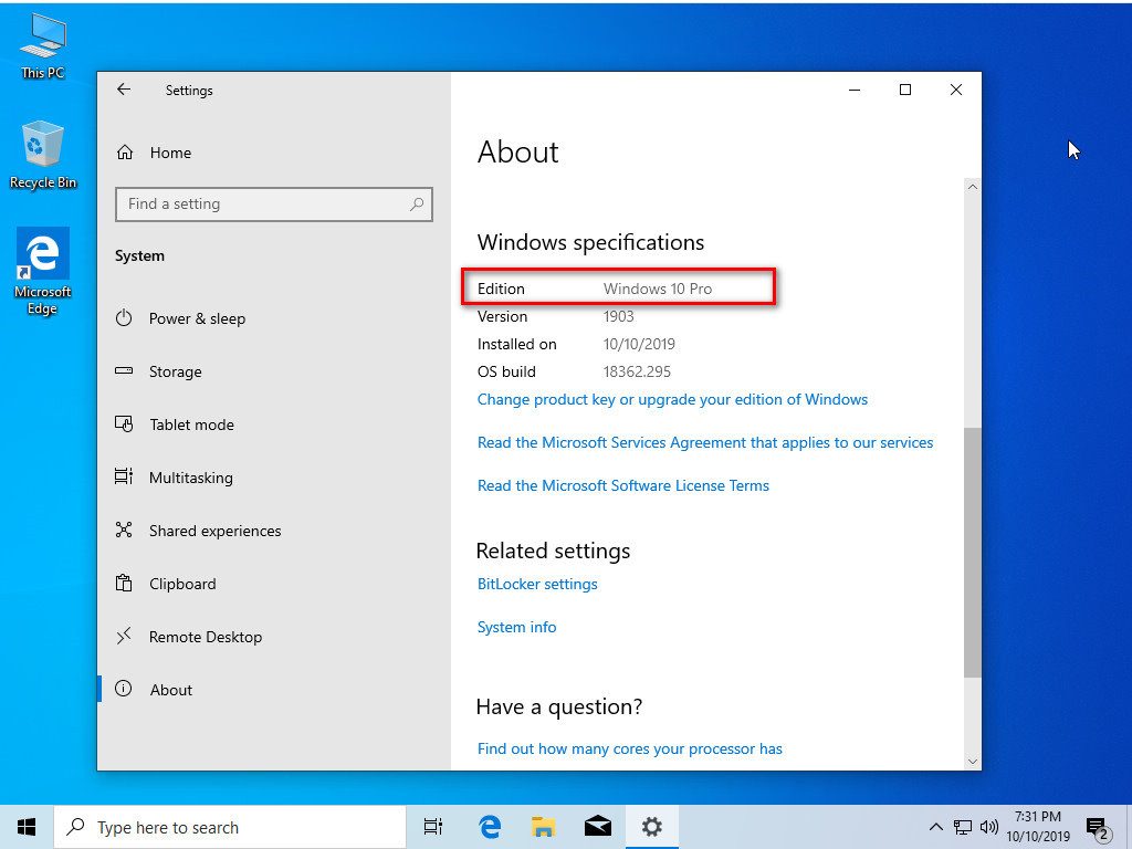 Cách Nâng Cấp Win 10 Home Lên Win 10 Pro Miễn Phí 2019