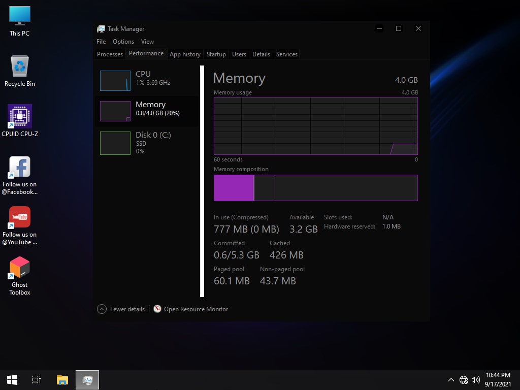 Tải Windows 10 AIO Pro Super Lite/Compact by Ghost Spectre