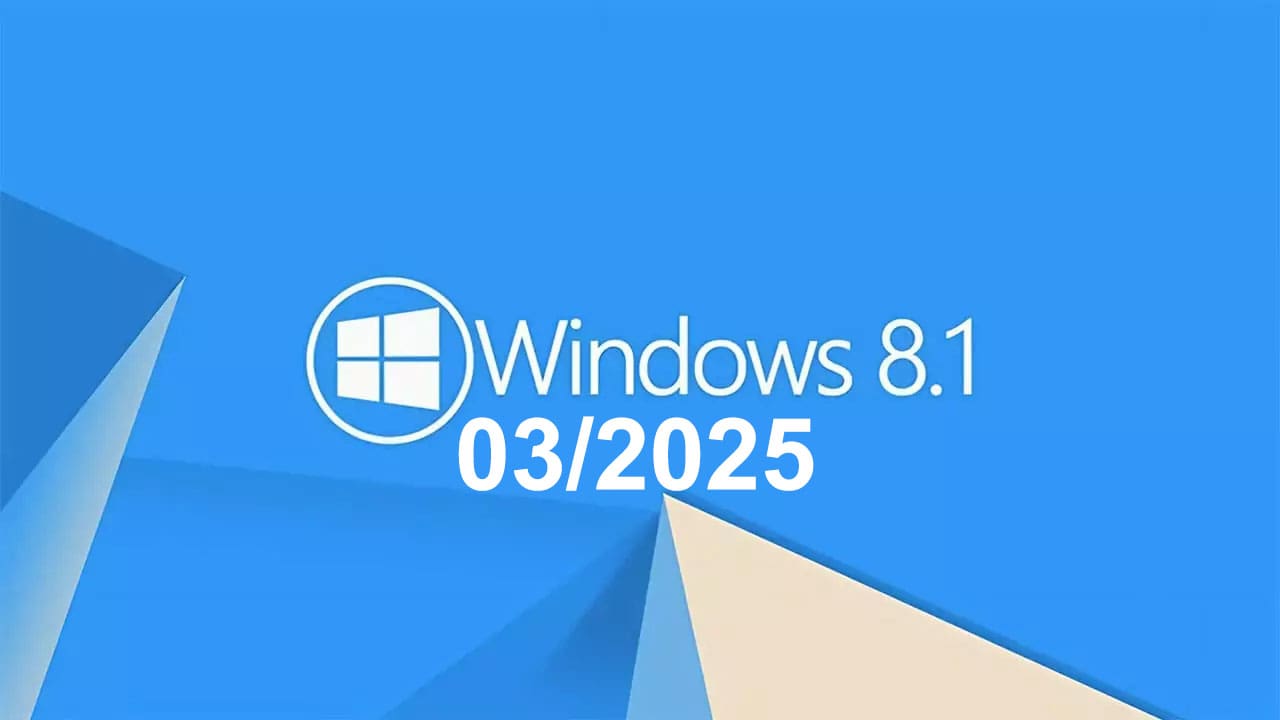 Tải ISO Windows 8.1 Tích Hợp Bản Cập Nhật 2025 Cuối Cùng
