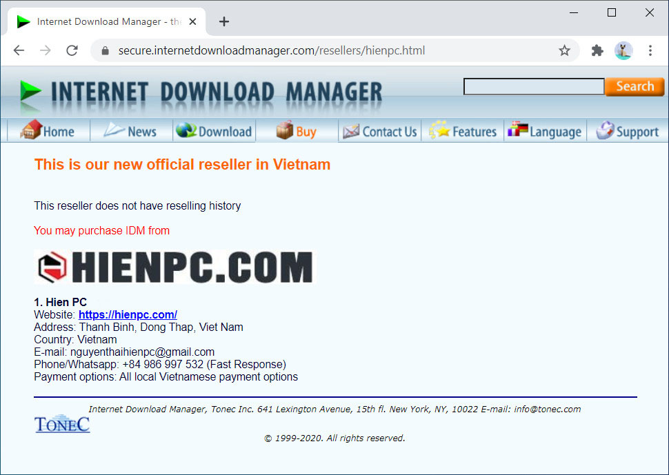 21AK22 & HIENPC : Là Đại Lý Chính Thức Của IDM Tại Việt Nam