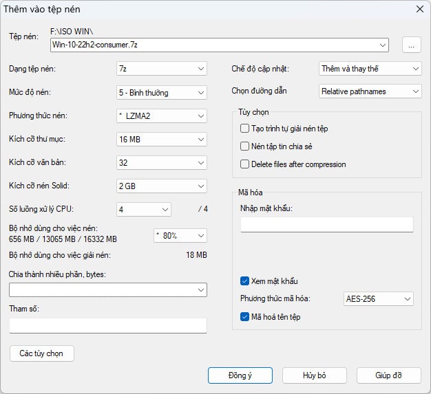 7-Zip - Phần Mềm Nén Và Giải Nén Tập Tin Tốt Nhất