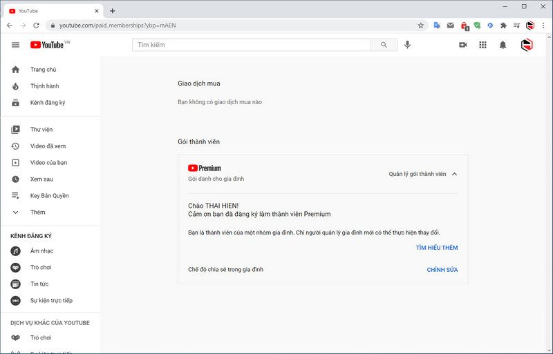 Mua Bán Youtube Premium Gói Gia Đình Giá Rẻ