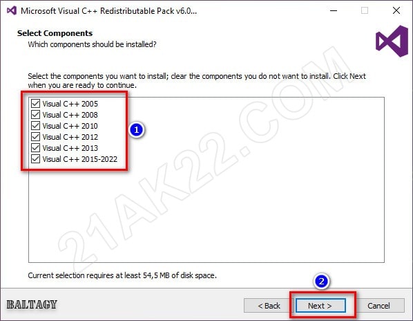Visual C++ - Công Cụ Cài Trọn Bộ 2005 Đến 2022 Đầy Đủ