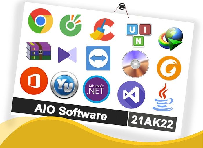 AIO Software 21AK22 – Chỉ 1 Click Cài Tất Cả Phần Mềm Máy Tính