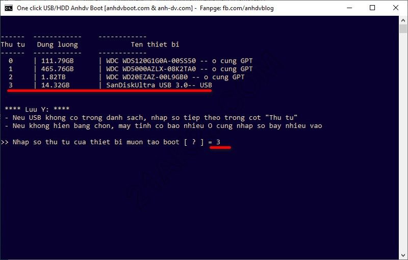 Hướng Dẫn Tạo USB BOOT Cứu Hộ Máy Tính Anhdv Boot 2020