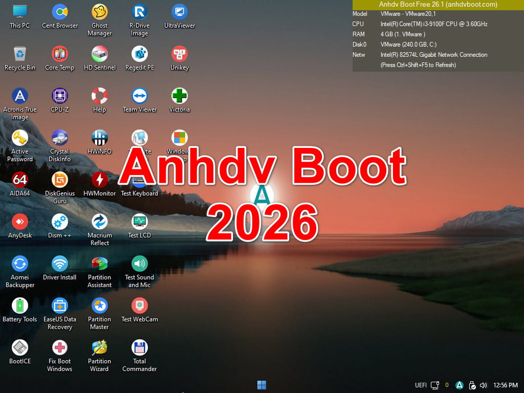 Hướng Dẫn Tạo USB BOOT Cứu Hộ Máy Tính Anhdv Boot 2026