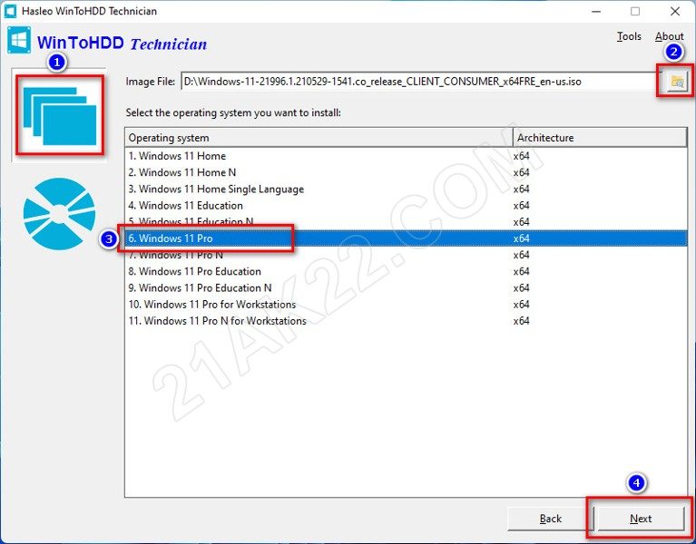 Hướng Dẫn Cách Cài Windwos Mới Từ Ổ Cứng Bằng WinToHDD