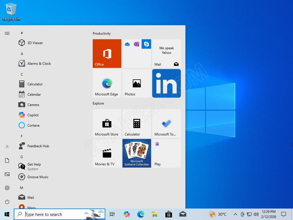 Tải ISO Windows 10 22H2 Gốc Microsoft 10/2025 Cuối Cùng