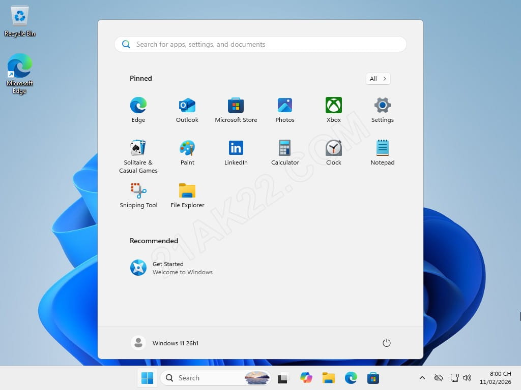 Tải ISO Windows 11 26H1 Chính Thức Gốc Microsoft 2026