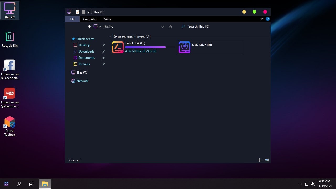 Tải Windows 10 21H2 LTSC Super Lite/Compact by Ghost Spectre