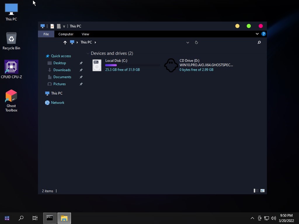 Tải Windows 10 AIO Pro Super Lite/Compact by Ghost Spectre