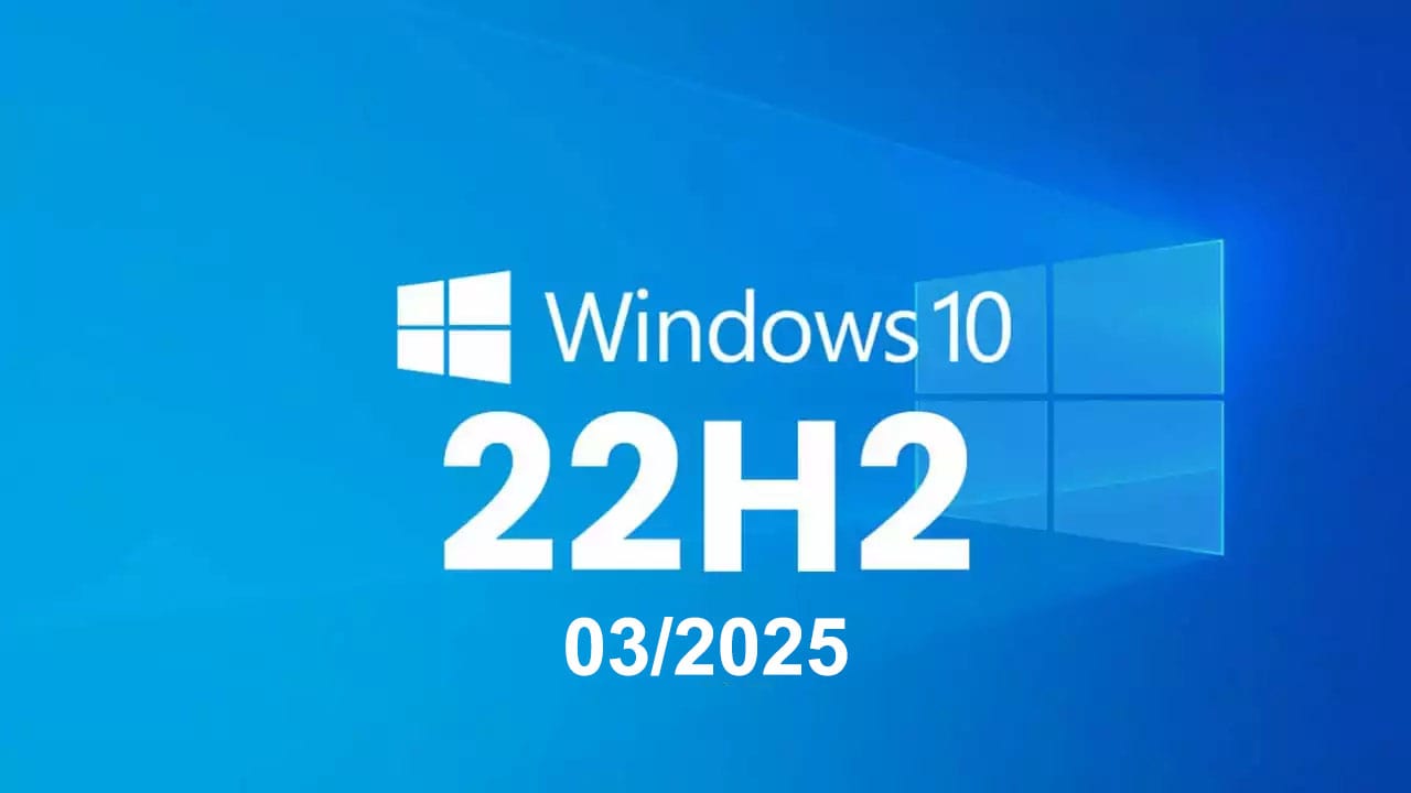 Tải ISO Windows 10 22H2 Chính Thức Gốc Microsoft 03/2025