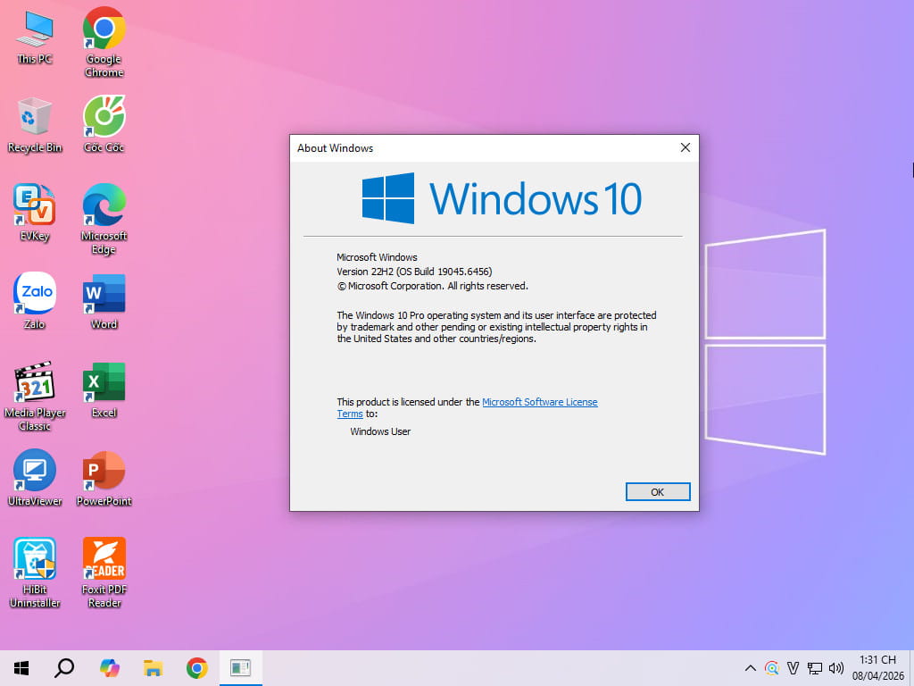 Tải Ghost Win 10 Pro 22H2 Full Soft v26.1 Tốt Nhất 2026
