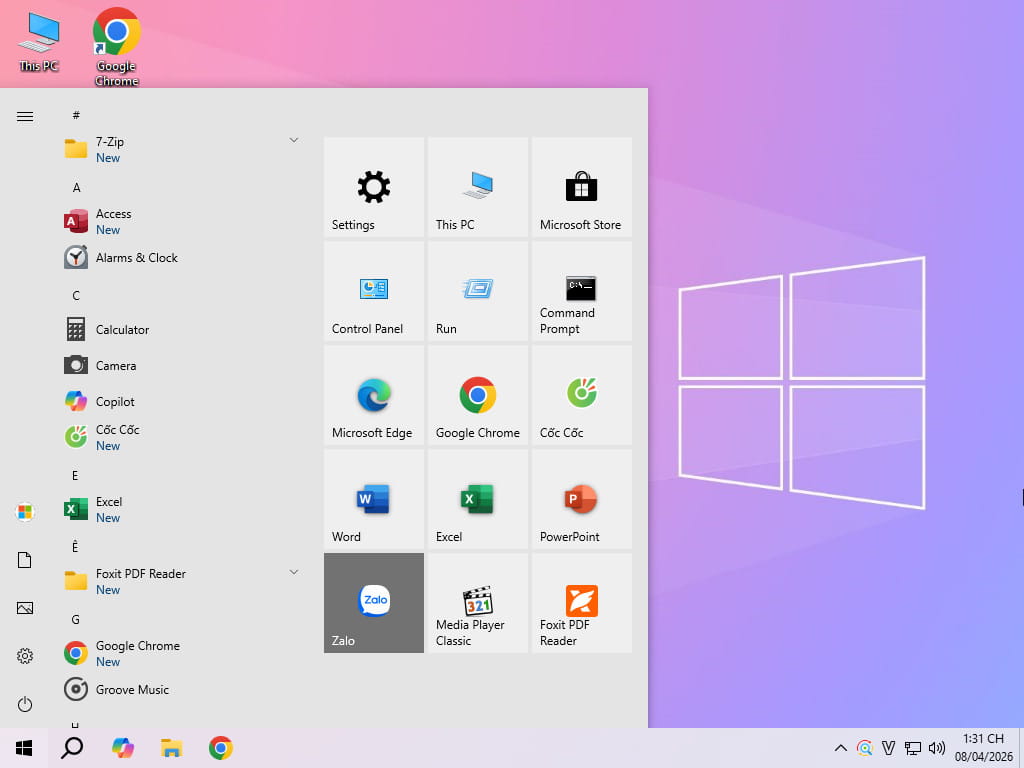 Tải Ghost Win 10 Pro 22H2 Full Soft v26.1 Tốt Nhất 2026