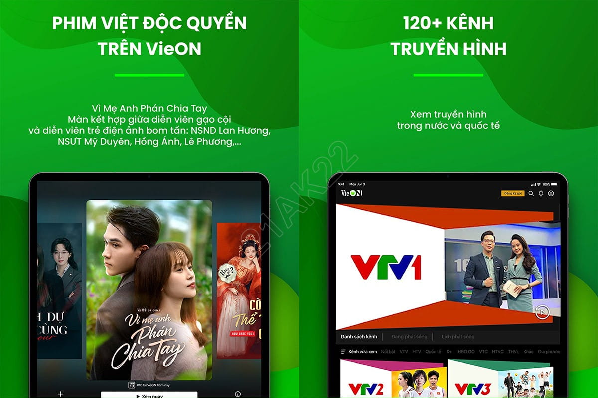 Bán Key VieON VIP Giá Rẻ 69K Tháng Chính Hãng 2 Key VieON VIP Giá Rẻ