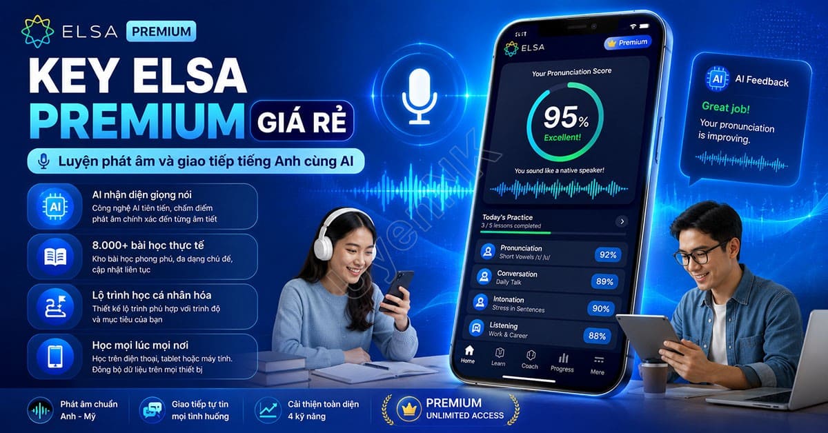 Key ELSA Premium Giá Rẻ